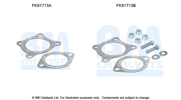 BM CATALYSTS Mounting Kit, catalytic converter Article number: FK91713 cheaply