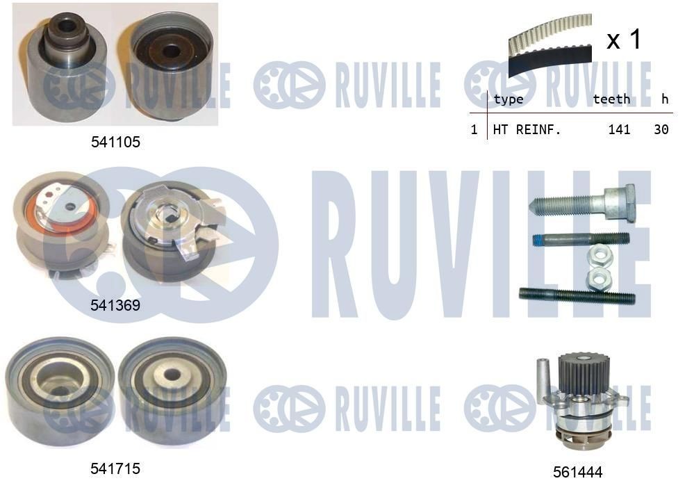 RUVILLE Timing belt tensioner pulley Article number: 57908 cheaply