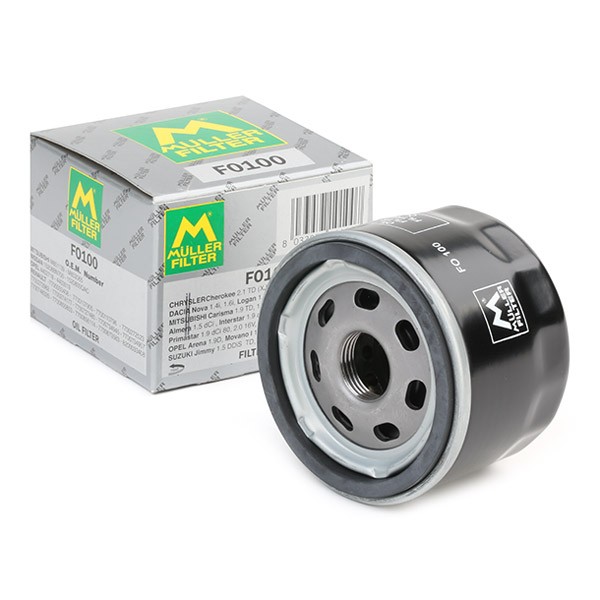 MULLER FILTER Oil filter Article number: FO100 cheaply