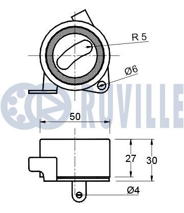 RUVILLE Repair kit, suspension strut Article number: 828602S cheaply