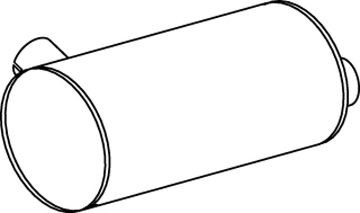DINEX Middle- / End Silencer Article number: 47307 cheaply