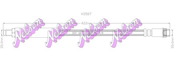 KAWE Brake hose Article number: H3587 cheaply