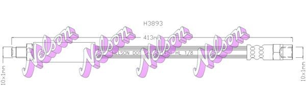 KAWE Brake hose Article number: H3893 cheaply