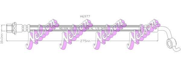 KAWE Brake hose Article number: H6977 cheaply
