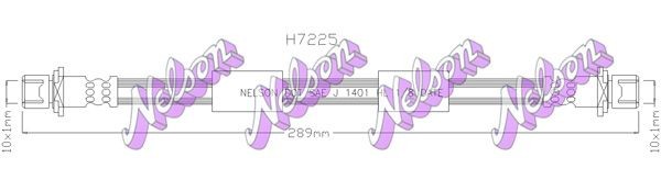 KAWE Brake hose Article number: H7225 cheaply