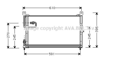 PRASCO Air conditioning condenser Article number: HD5097 cheaply