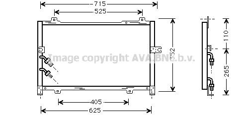 PRASCO Air conditioning condenser Article number: HD5099 cheaply