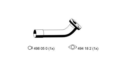 ERNST Exhaust Pipe Article number: 314527 cheaply