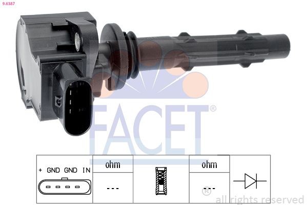 FACET HT.0565 Remonto komplektas, skirstytuvas 200 2.2 137 AG benzinas 1991