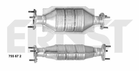 ERNST Catalytic converter Article number: 755672 cheaply