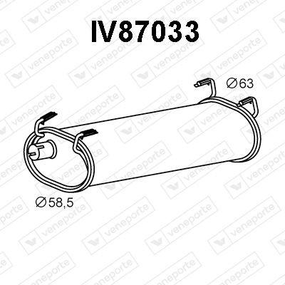 VENEPORTE Rear silencer Article number: IV87033 cheaply
