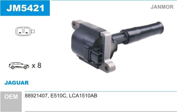 JANMOR Ignition coil Article number: JM5421 cheaply