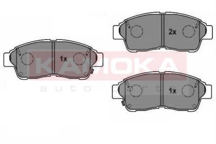 KAMOKA Brake pad set Article number: JQ1012782 cheaply