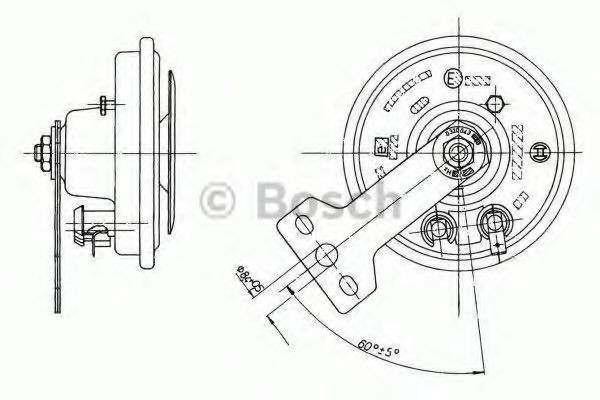 BOSCH Horn Varenummer: 0 320 043 030 billige