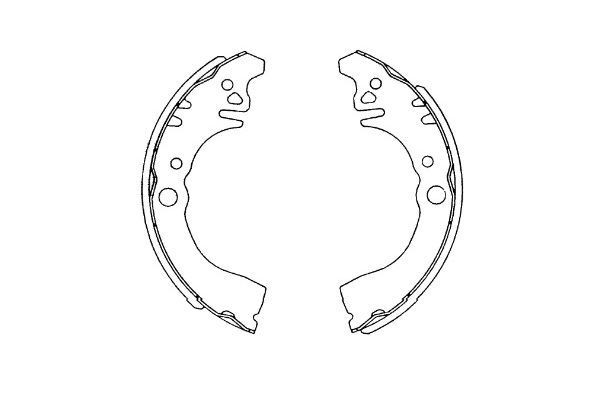 KAVO PARTS Brake Shoe Set Article number: KBS-1906 cheaply
