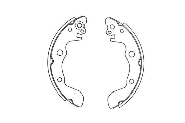KAVO PARTS Brake Shoe Set Article number: KBS-3913 cheaply
