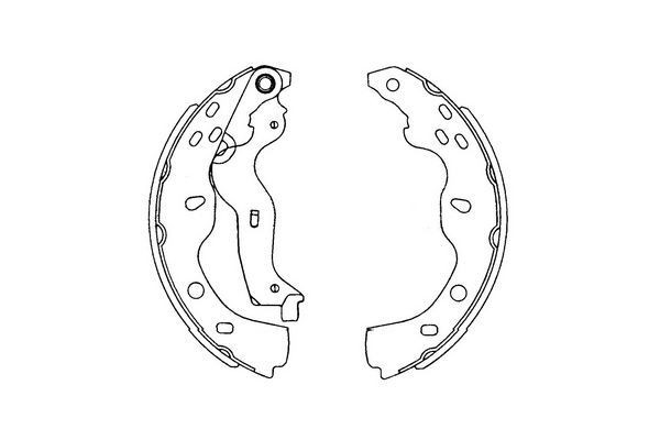 KAVO PARTS Brake Shoe Set Article number: KBS-8914 cheaply