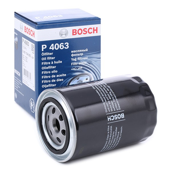 BOSCH Oil filter Article number: 0 451 104 063 cheaply