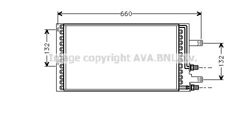 PRASCO Air conditioning condenser Article number: LC5061 cheaply