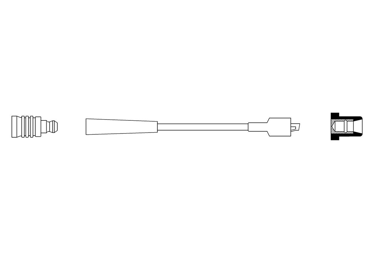 BOSCH Ignition lead Article number: 0 986 356 060 cheaply
