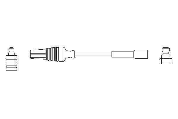 BOSCH Ignition lead Article number: 0 986 356 071 cheaply