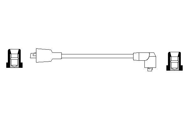 BOSCH Ignition lead Article number: 0 986 356 096 cheaply