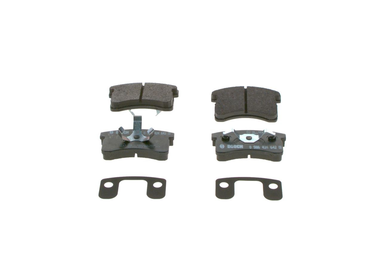 BOSCH Brake pad set Article number: 0 986 424 642 cheaply
