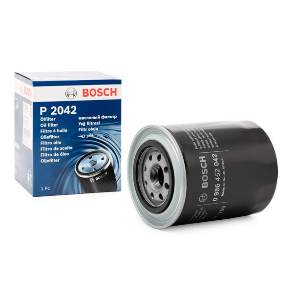 BOSCH Oil filter Article number: 0 986 452 042 cheaply