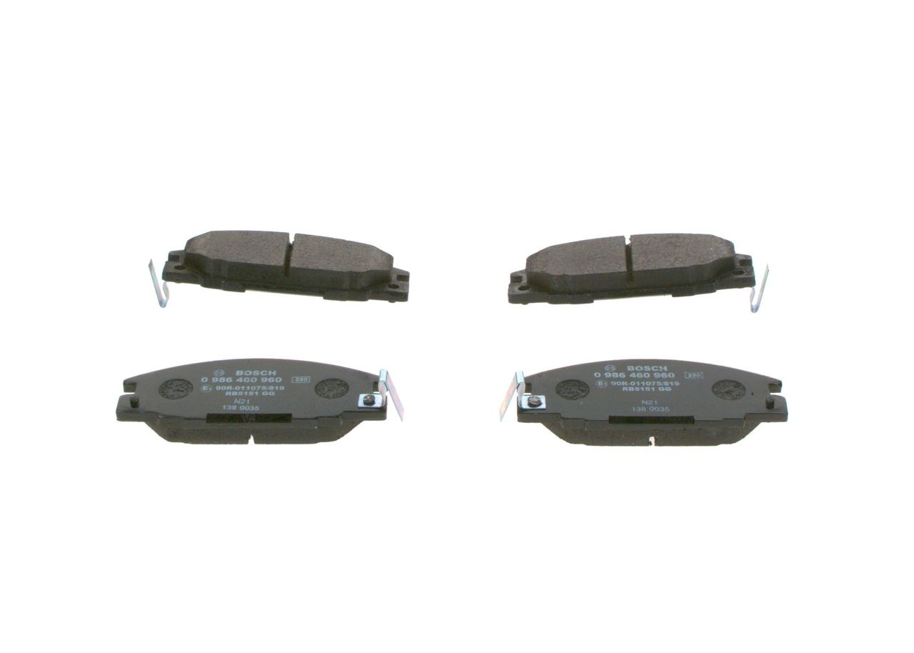 BOSCH Kit pastiglie freni Numero articolo: 0 986 460 960 poco costoso