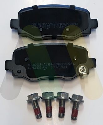MOTAQUIP Brake pad set Article number: LVXL1831 cheaply