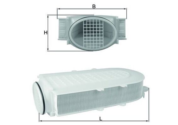 KNECHT Luftfilter Varenummer: LX 2991/1 billige