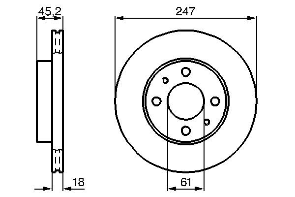BOSCH Piduriketas Artikli number: 0 986 478 459 soodsalt