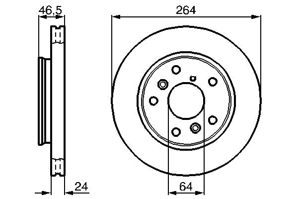 BOSCH Piduriketas Artikli number: 0 986 478 523 soodsalt