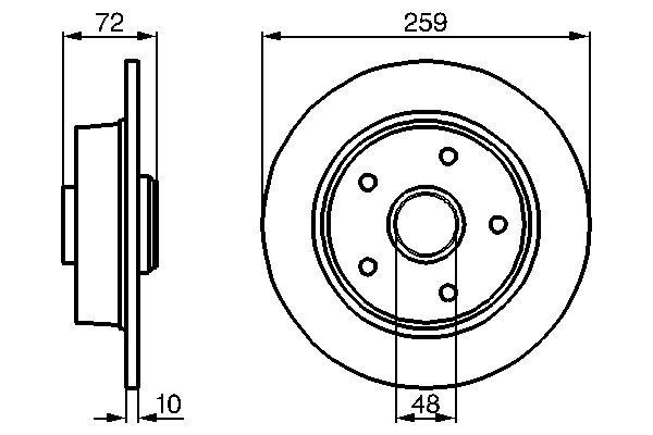 BOSCH Piduriketas Artikli number: 0 986 478 700 soodsalt