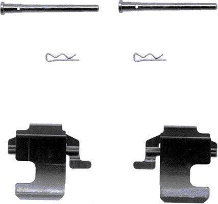MINTEX MBA1273 Σετ βοηθ. εξαρτημάτων, τακάκια φρένων CINQUECENTO 0.9 iE (170CF) 39 PS Βενζίνη 1998