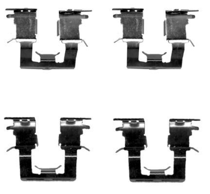 MINTEX MBA1620 Set accesorii, placute frana HIGHLANDER 3.3 (MCU23_) 212 CP benzina 2007