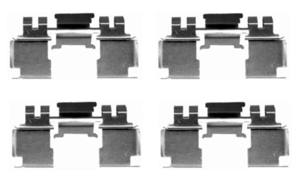 MINTEX MBA1621 Σετ βοηθ. εξαρτημάτων, τακάκια φρένων INTEGRA 1.8 Type-R 200 PS Βενζίνη 2001