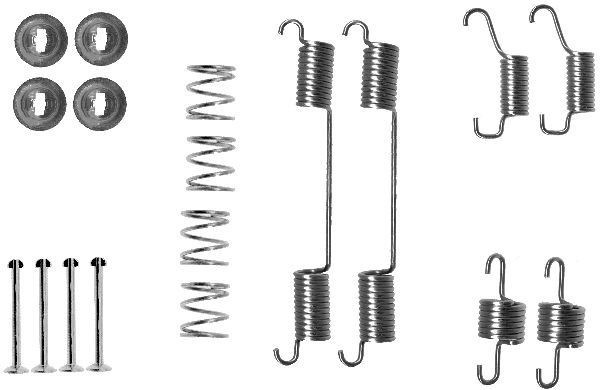 MINTEX Accessory Kit, brake shoes Article number: MBA828 cheaply