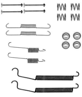 MINTEX MBA830 Lisakomplekt, Piduriklotsid LOGAN 1.0 Hi-Flex (LS1G, LS1R, LS0R) 77 HP Bensiin/etanool