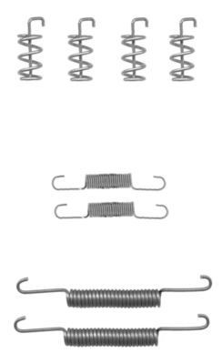 MINTEX Brake shoe fitting kit Article number: MBA832 cheaply