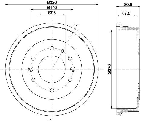 MINTEX Piduritrummel Artikli number: MBD314 soodsalt