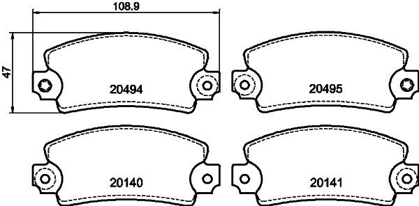 MINTEX Klocki hamulcowe Numer artykułu: MDB1019 niedrogo