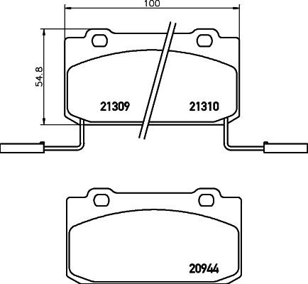 MINTEX Kit pastiglie freni Numero articolo: MDB1636 poco costoso