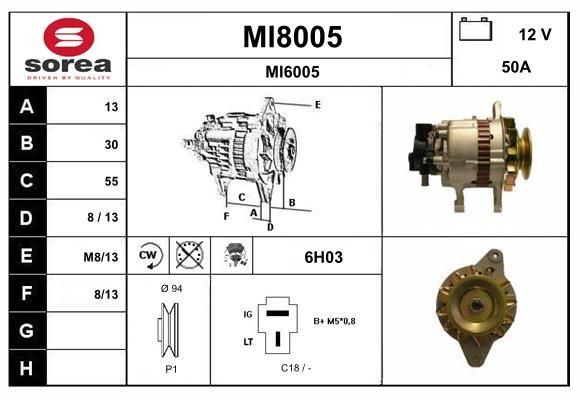 SNRA Generator Varenummer: MI8005 billige