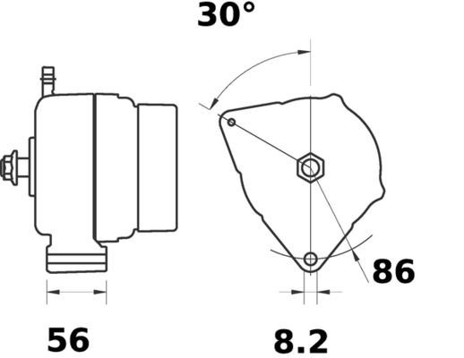 MAHLE ORIGINAL Elektromotor Varenummer: MM 155 billige