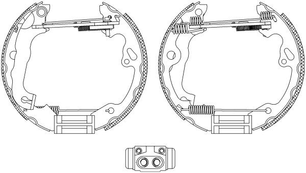 MINTEX Brake Shoe Set Article number: MSP174 cheaply