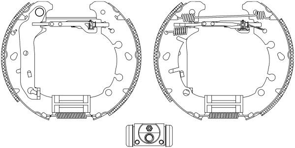 MINTEX Brake Shoe Set Article number: MSP237 cheaply