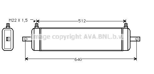 PRASCO Engine oil cooler Article number: OL3212 cheaply