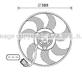 PRASCO Fan, radiator Article number: OL7670 cheaply