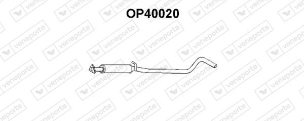 VENEPORTE Middle silencer Article number: OP40020 cheaply